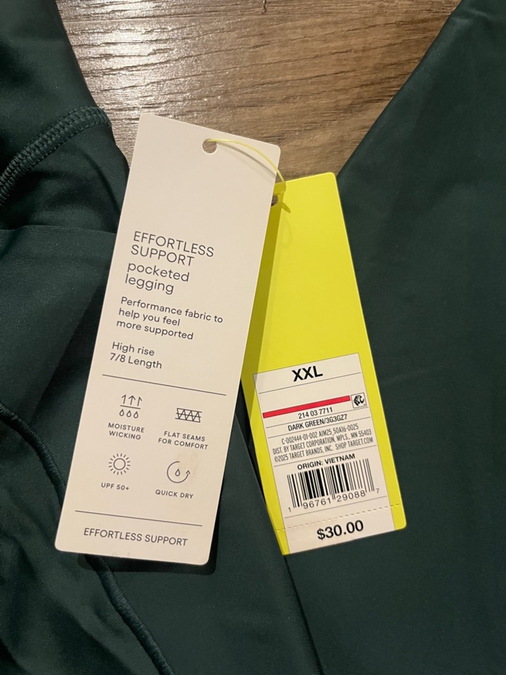 all in motion Dark Green High-Waist Leggings - Picture 2 of 10